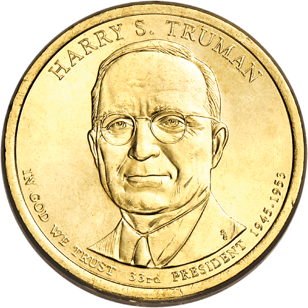 2015 Harry S. Truman Presidential dollar design