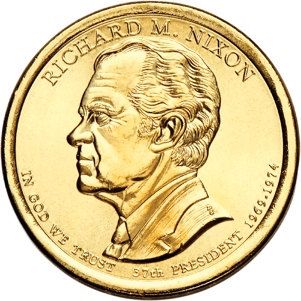 2016 Richard M. Nixon Presidential dollar design