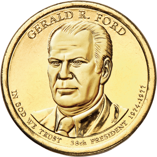 2016 Gerald R. Ford Presidential dollar design