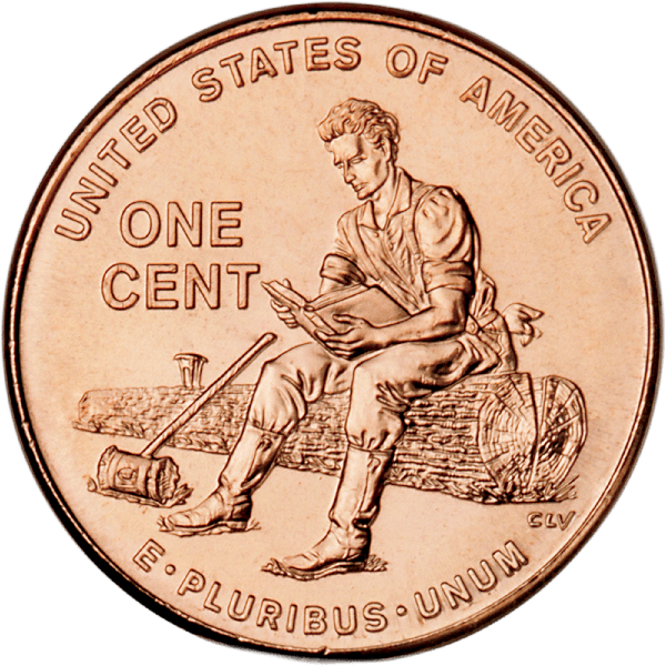 Lincoln Head Cent, bicentennial reverses: Birthplace, Formative Years, Professional Live, Presidency