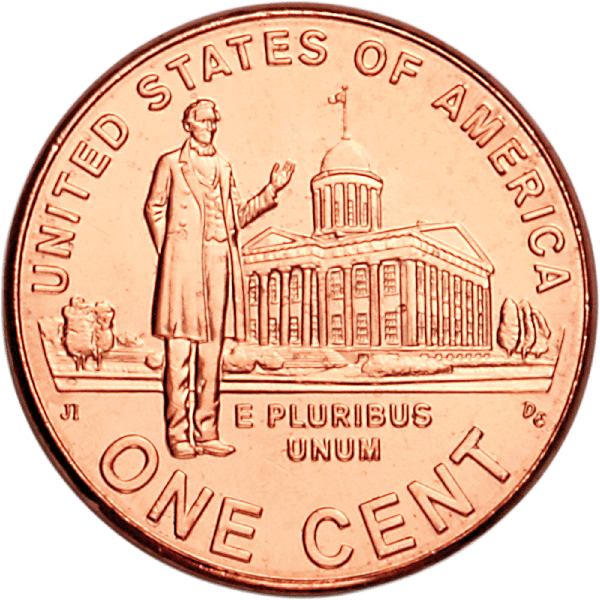 Lincoln Head Cent, bicentennial reverses: Birthplace, Formative Years, Professional Live, Presidency