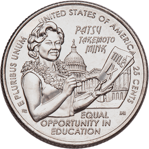 2024 The Honorable Patsy Takemoto Mink U.S. Women Quarter design