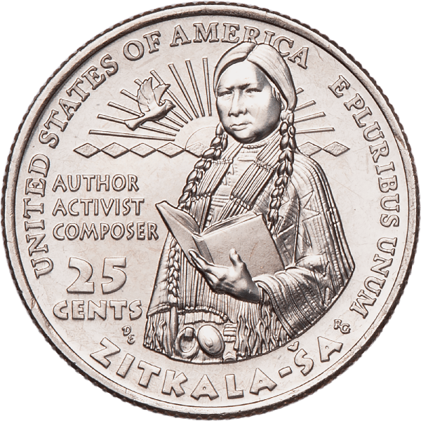 2024 Zitkala-Ša U.S. Women Quarter design