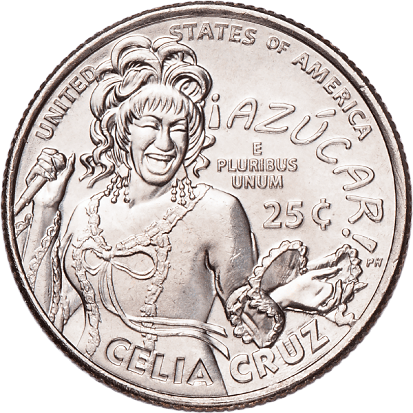 2024 Celia Cruz U.S. Women Quarter design
