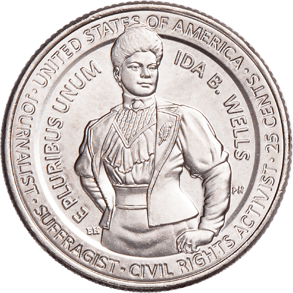 2025 Ida B. Wells U.S. Women Quarter design
