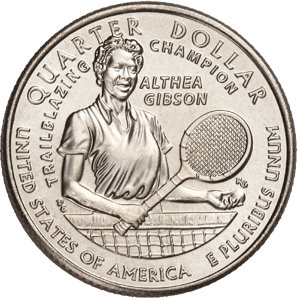 2025 Althea Gibson U.S. Women Quarter design