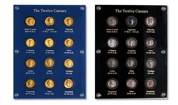 My complete gold and silver Twelve Caesars Sets