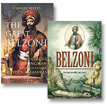 A few books on the life and achievements of 'The Great Belzoni