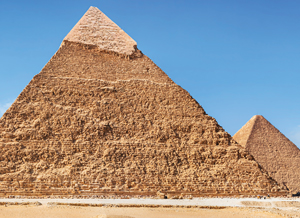 Second and third Pyramids of Giza