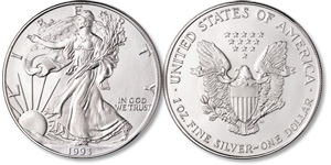 1993 American Eagle Silver Dollar