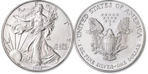 1996 American Eagle Silver Dollar