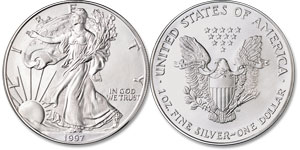 1997 American Eagle Silver Dollar