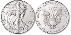 1999 American Eagle Silver Dollar