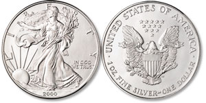 2000 American Eagle Silver Dollar