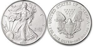 2003 American Eagle Silver Dollar