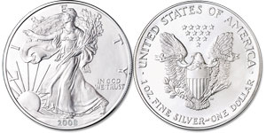 2008 American Eagle Silver Dollar