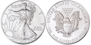 2016 American Eagle Silver Dollar