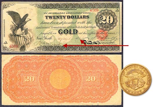$20 Gold Certificate
