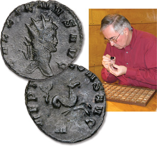 Bronze antoninianus of Gallienus
