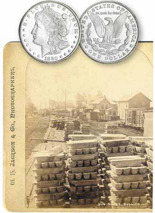 [image: Tons of Colorado Mined Silver, W.H. Jackson