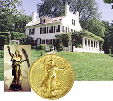 [photo: homestead of Augustus Saint-Gaudens