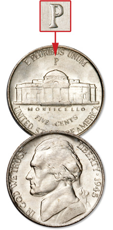 [photo: 1938 Jefferson Nickel]