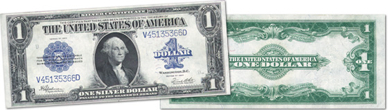 $1 Washington Silver Certificate - Series 1923