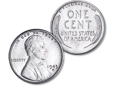 1943 Steel Cent