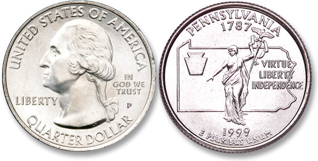 Pennsylvania Statehood Quarter