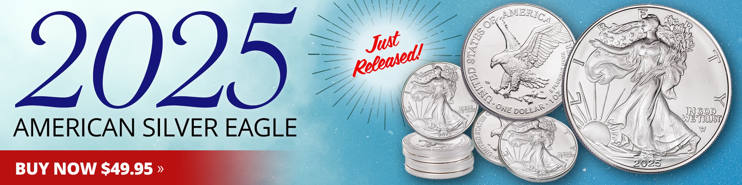 Just Released! 2025 American Silver Eagle - Buy Now